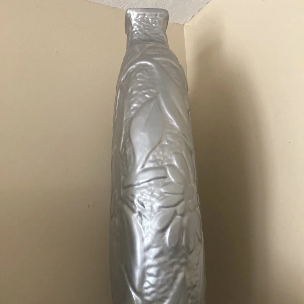 Pier 1 Imports Large silver vase